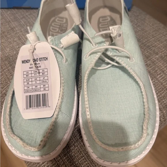 Hey Dude Women’s Lightweight Slip-On Shoes in Mint - Picture 5 of 5